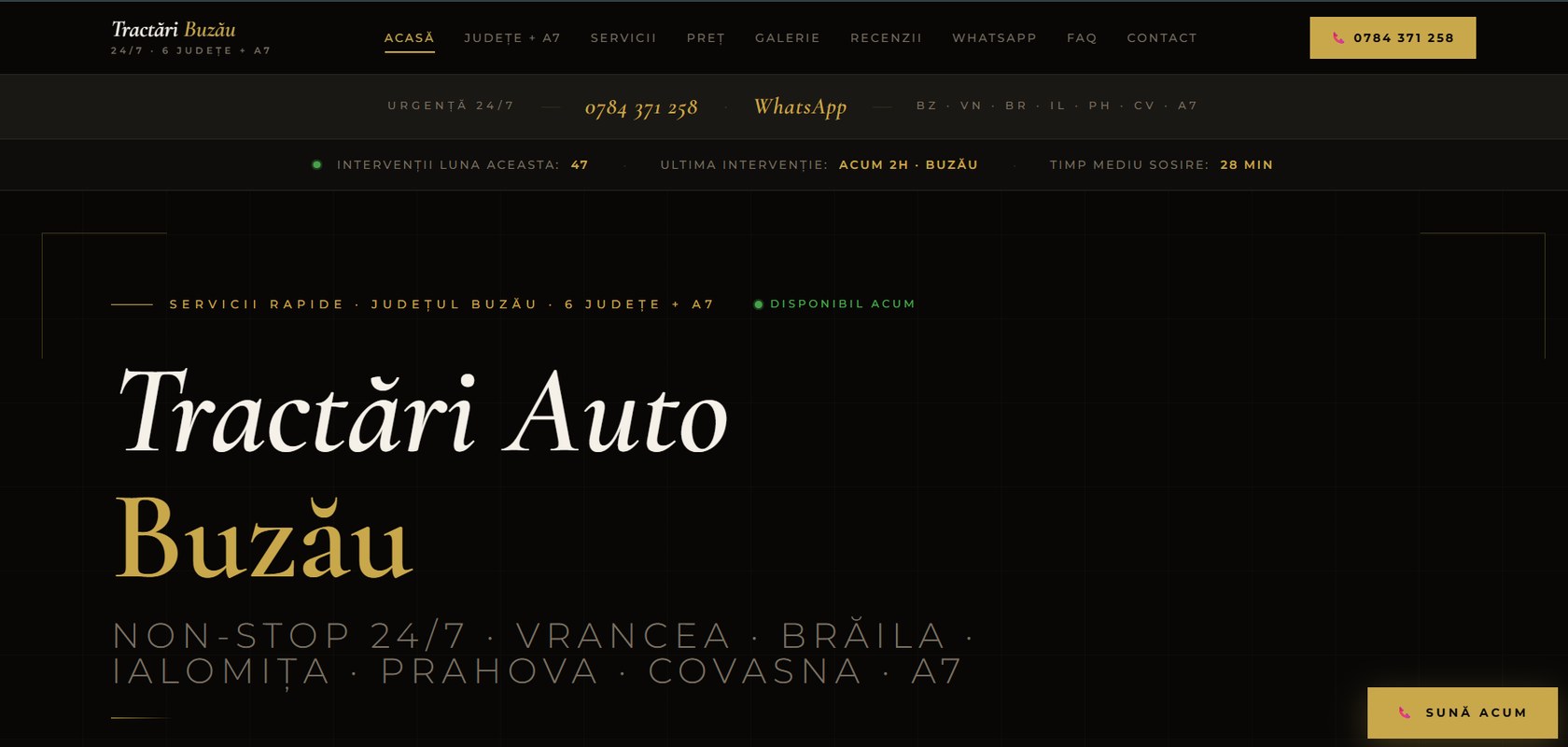 Tractări Auto BZ